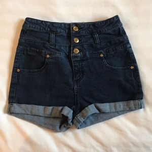 High rise jean shorts Arden B